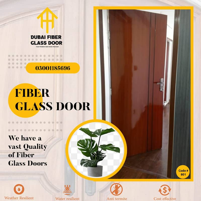 Fiber Door | Water Proof | Solid Door 6