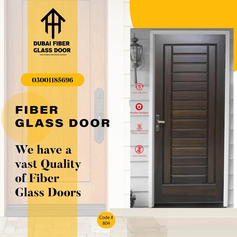 Fiber Door | Water Proof | Solid Door 7