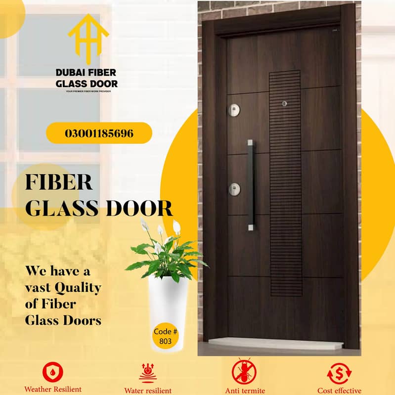 Fiber Door | Water Proof | Solid Door 8