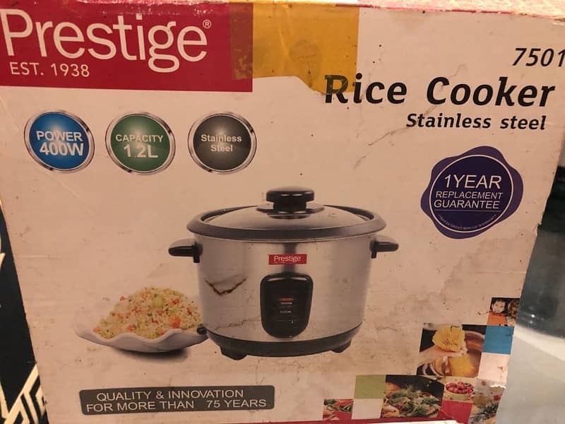 Rice Cooker Electric UK “PRESTIGE” brand 4