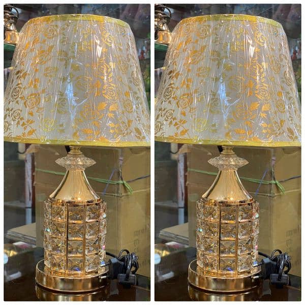 Table lamps pair for sale / best for weddings gifts 8
