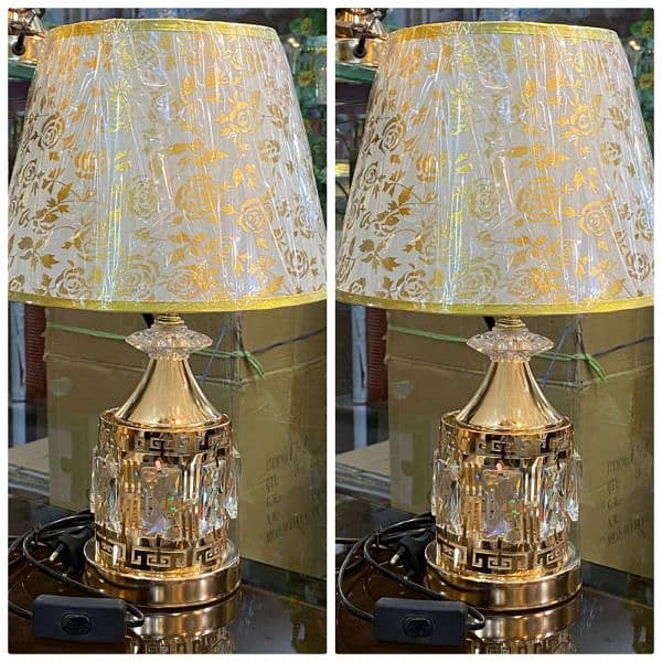 Table lamps pair for sale / best for weddings gifts 9