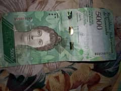north America Venezuela 5000 currency note what's app no 03111523278