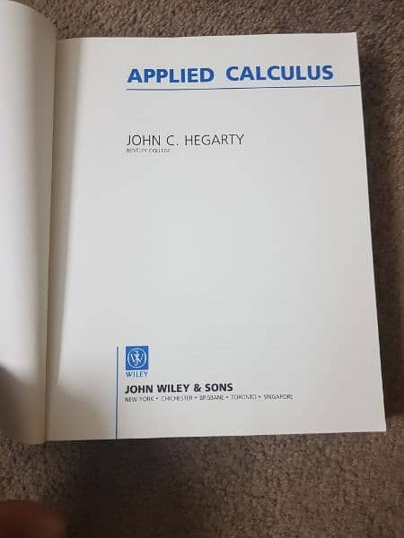 Applied Calculus original book 3