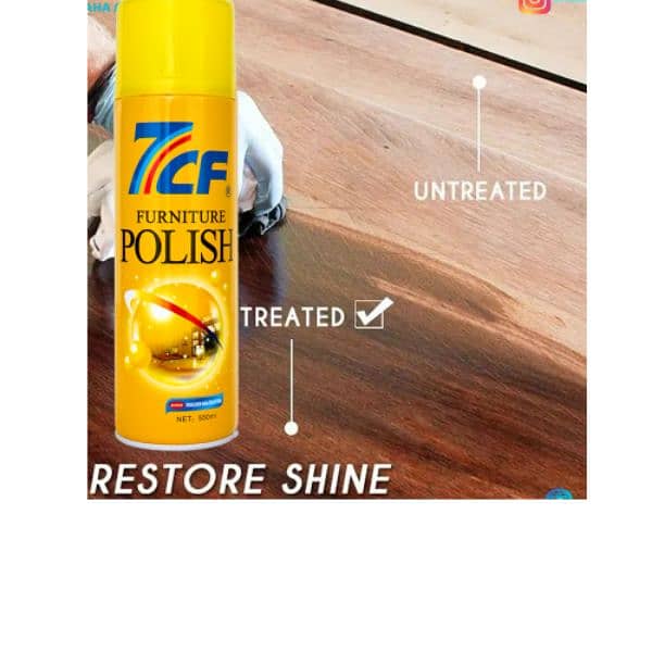 7CF Furniture Polish Foam Spray 1