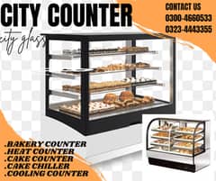 Cake counter, Bakery counter, Glass Counter, Heat Counter.
