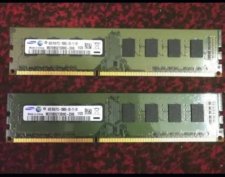 8GB RAM (4*4) PC3, 10600U 0
