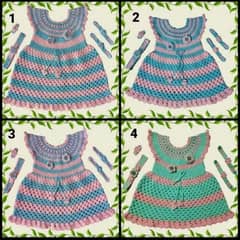 Baby Girls Handmade Crochet Dresses