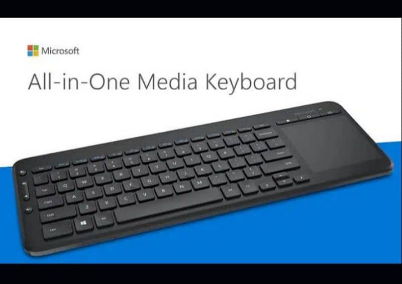 Wireless Microsoft all in one media keyboard 0