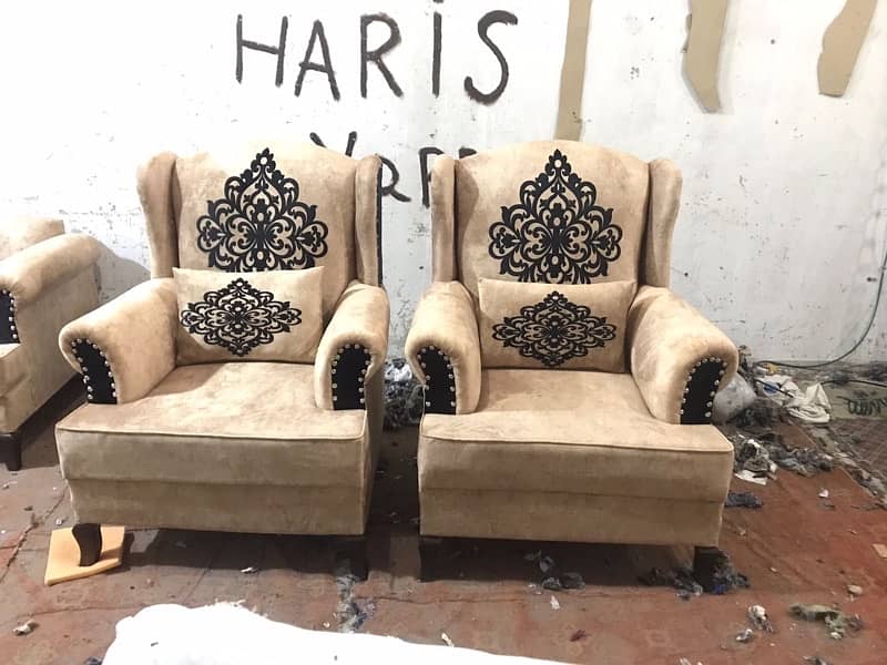 2 seater | single seater | room chair | poshish chair | Luxury chairs 9