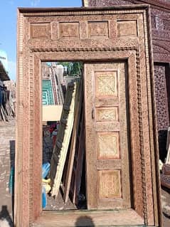 Intrance Main door in solid best wood 150 year old door antique door 0