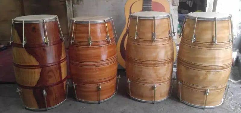 Dholki, Dholak, Mehndi Dholki,  Dholak With Metal Hooks 3