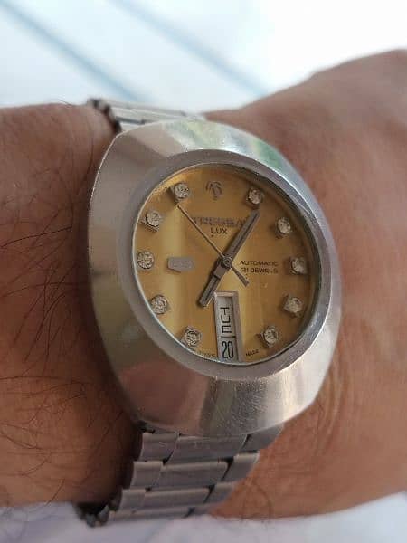 Swiss Original TRESSA LUX 21 Jewels Automatic watch / 03004259170 9