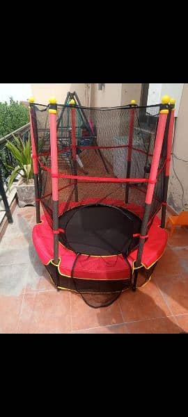 4.5 Feet Kids Jumping Trampoline 03074776470 0