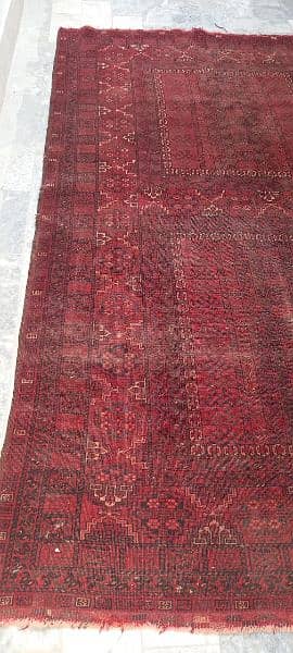 BUKHARA ANTIQUE OLD HAND KNOTTED CARPET 2
