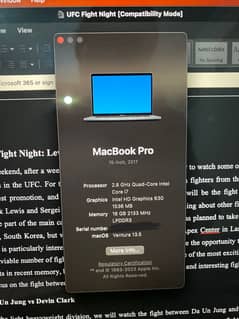 15'' MacBook Pro 2017