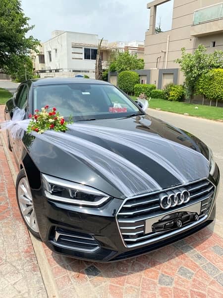 Audi A5 , Mg Hs car rent for wedding 2