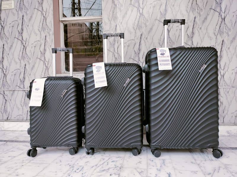 fiber suitcase/carry on bags _travel set - Travel bags_Travel trolley 9