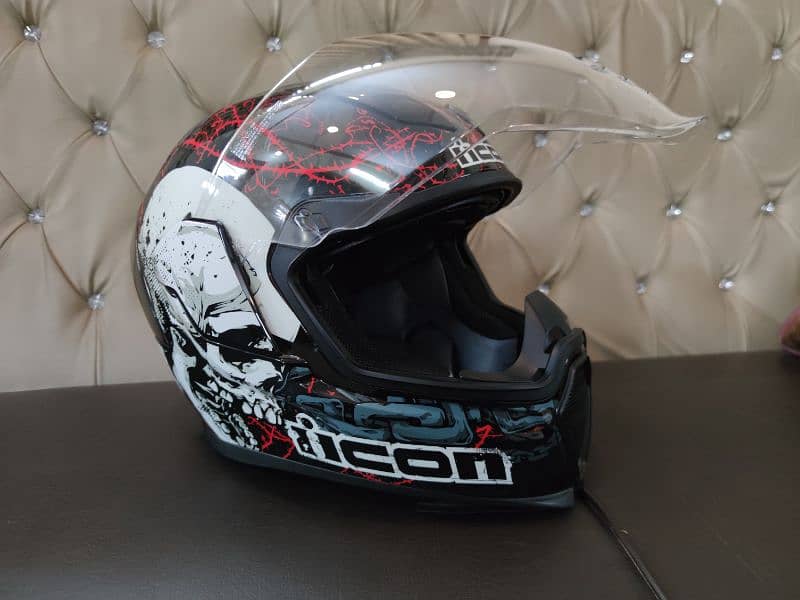 ICON AIRFLITE SKULL 18 HELMET 5