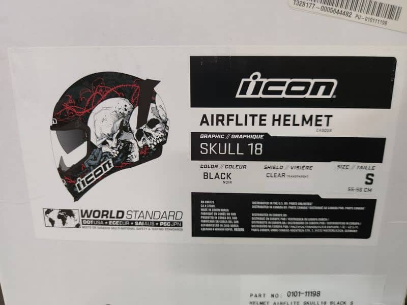 ICON AIRFLITE SKULL 18 HELMET 8