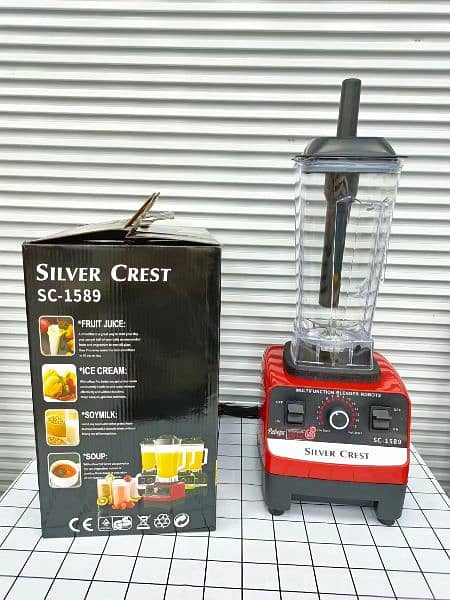 Silver Crest Multi-Functional High Speed Blender 1