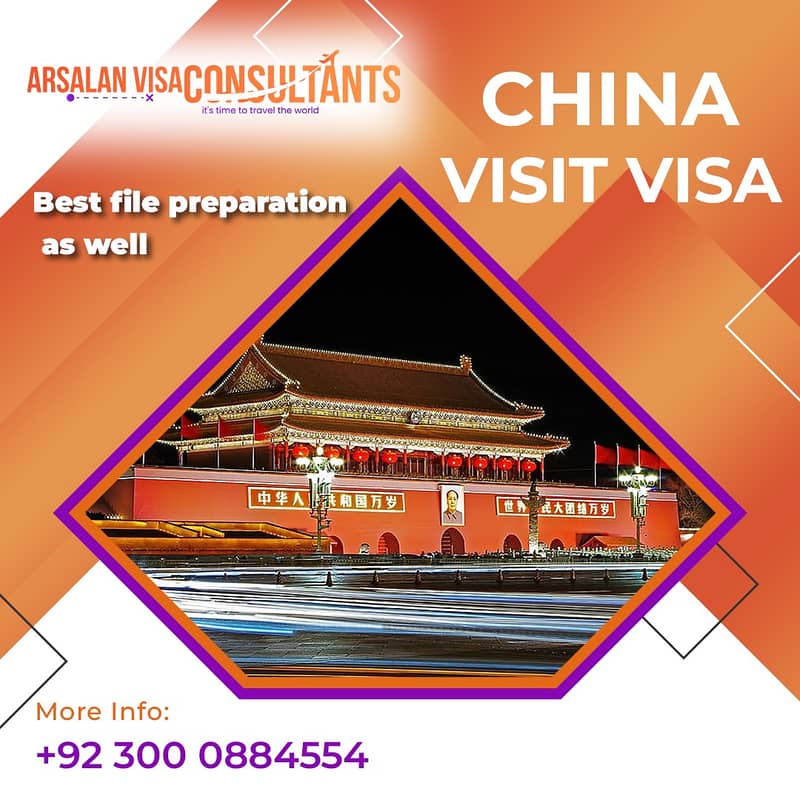 China Visa / DONE BASED Best File Preparation VISA services AVAILBLE 0