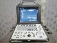 emperor N5 power doppler ultrasound machine with 2 probes and trolley