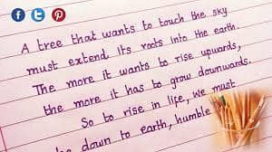 Hand writting work 0