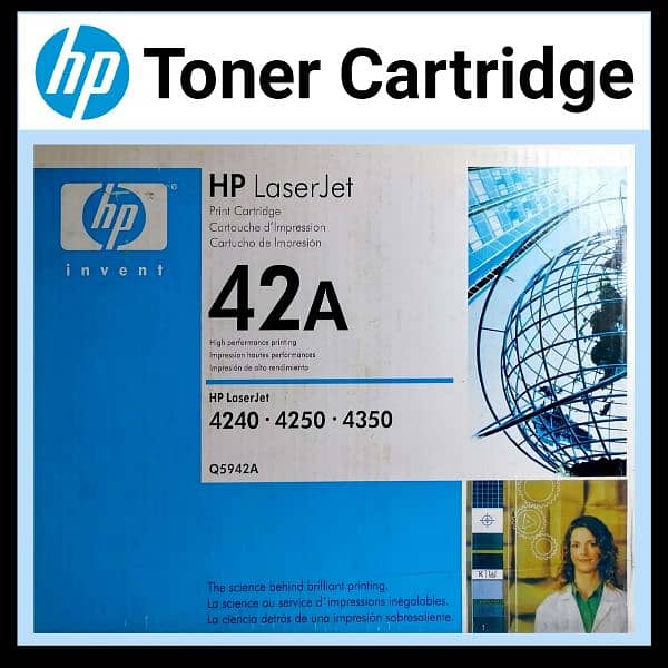 HP LaserJet 42A Toner Cartridge / Printer 0