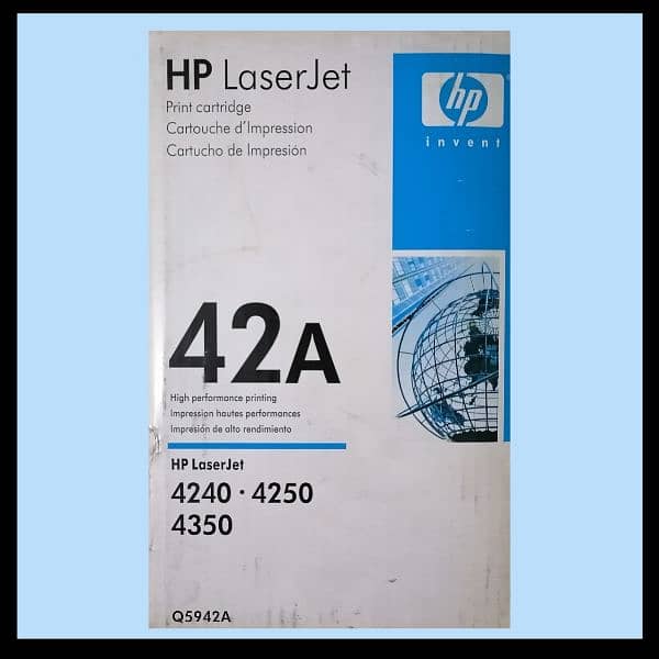 HP LaserJet 42A Toner Cartridge / Printer 3