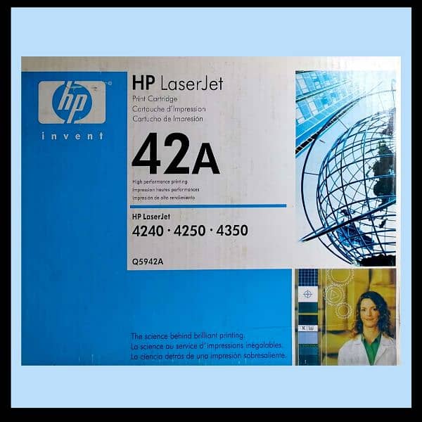 HP LaserJet 42A Toner Cartridge / Printer 4