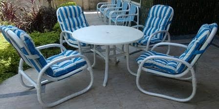 Miami Garden Outdoor Chairs,Patio Chairs, UPVC Furniture, Garden Lawn 17