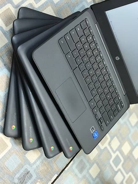 Hp chromebook 11g6 4gb 16gb playstore supported at fattani comp 3
