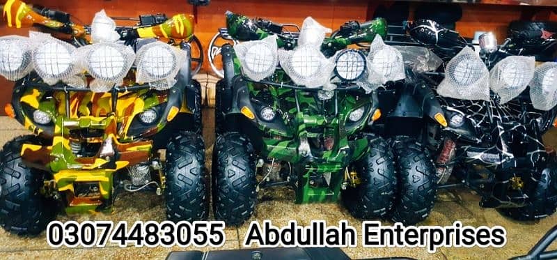 New and recondition Dubai import quad bike atv 50cc to 250cc for sell 17
