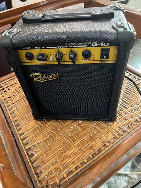 Redwood Electric Guitar with Redwood Amplifier 3