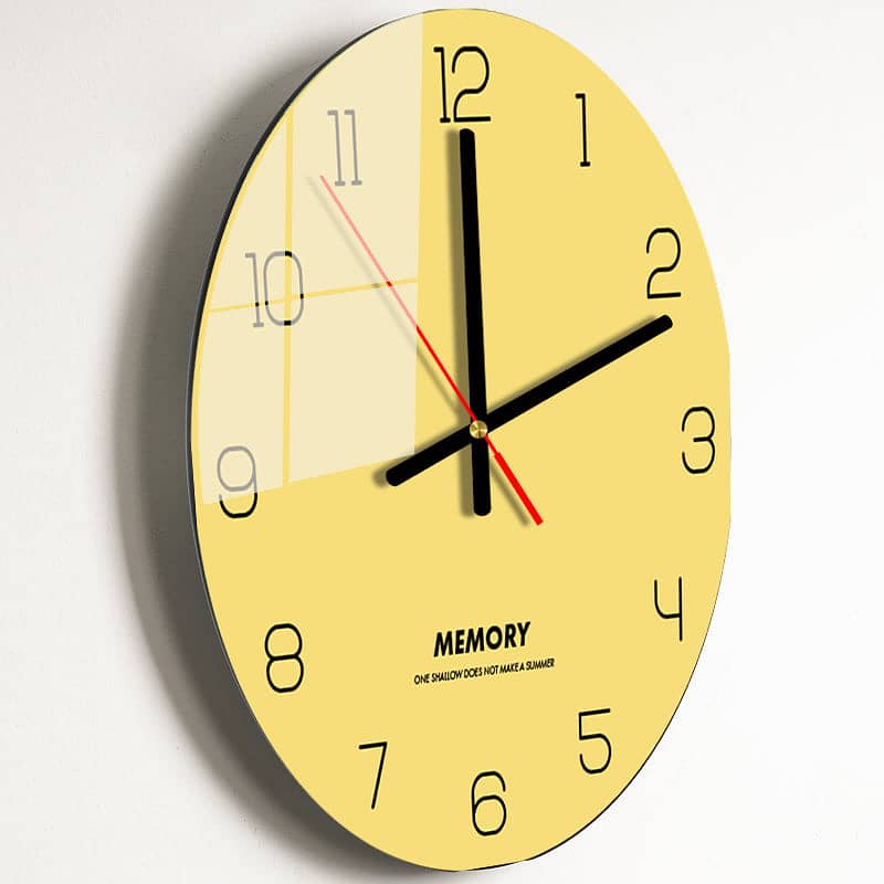 Glass wall Clock 1