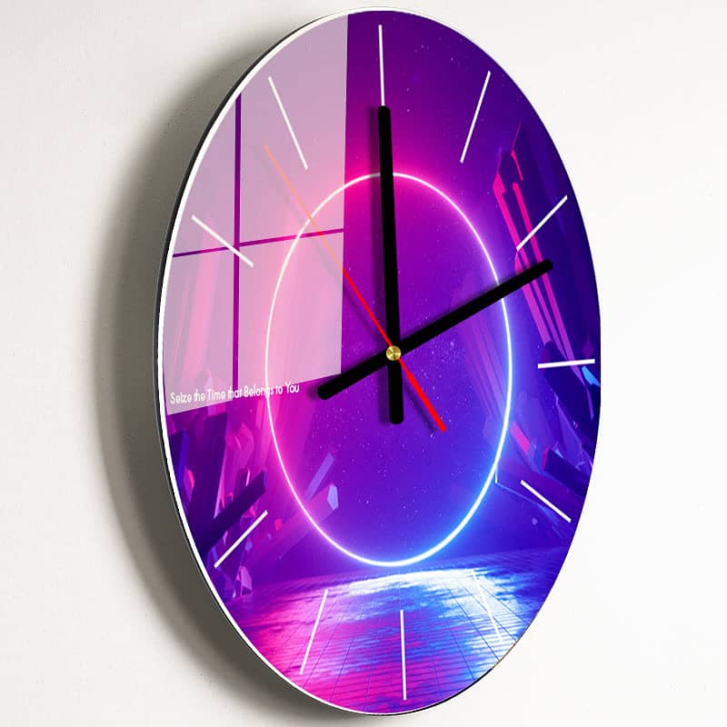 Glass wall Clock 2