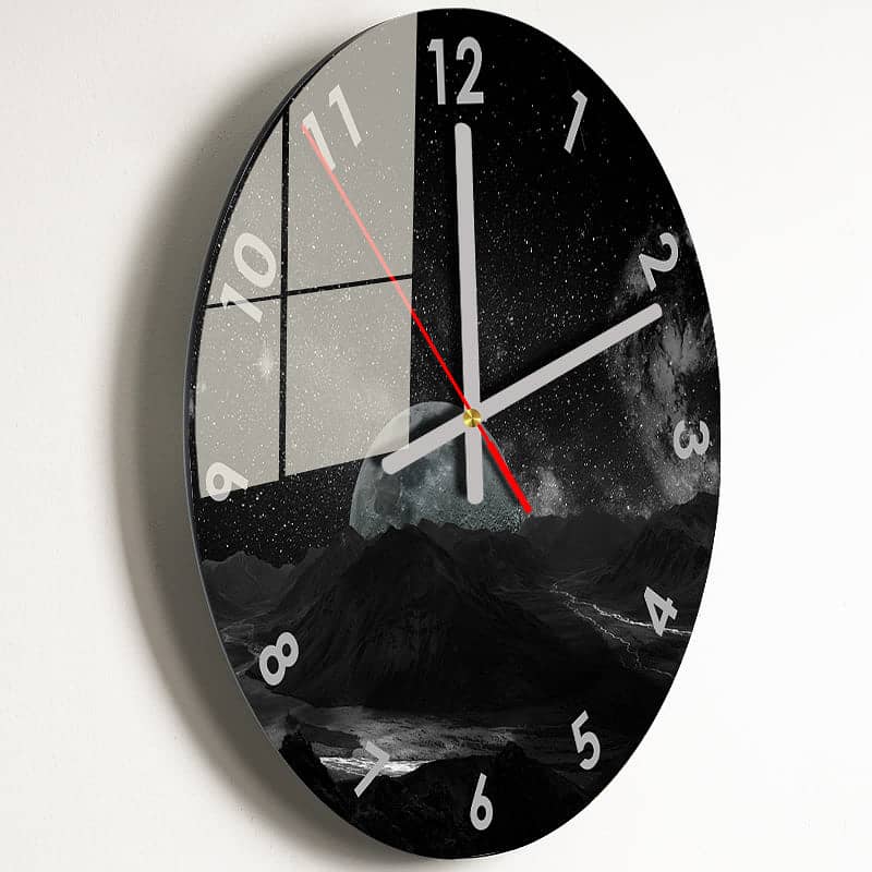 Glass wall Clock 3