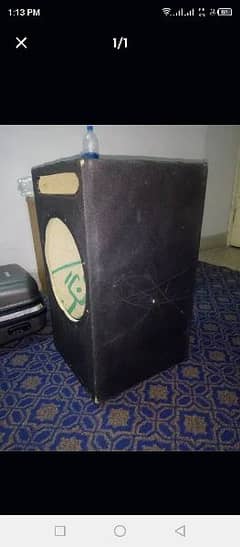 02 Woofer Boxes( 12 inch woofer) for car or home