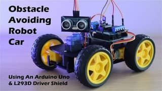 Arduino Obtacle Avoiding Car 4x4