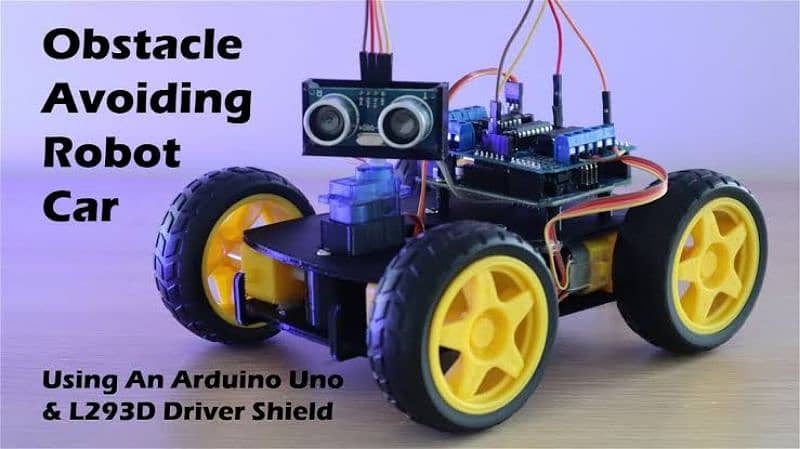 Arduino Obtacle Avoiding Car 4x4 0