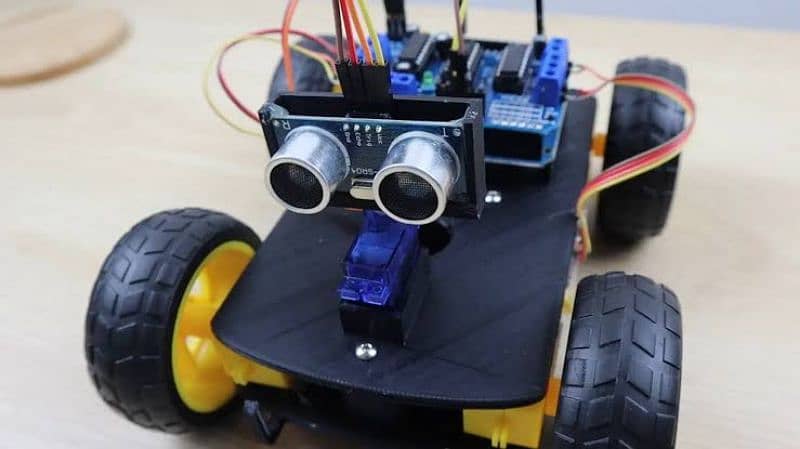 Arduino Obtacle Avoiding Car 4x4 1