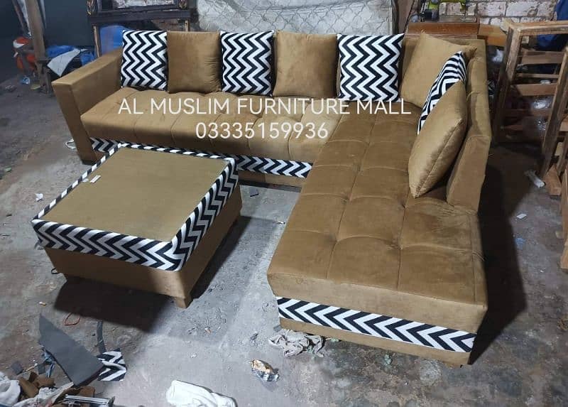 top Quality L shape sofa set 2