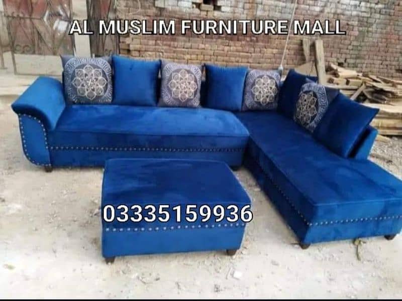top Quality L shape sofa set 3