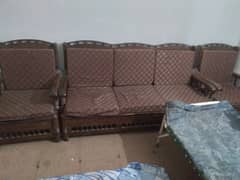 sofa set and dinning table with 6 chair with sofa set