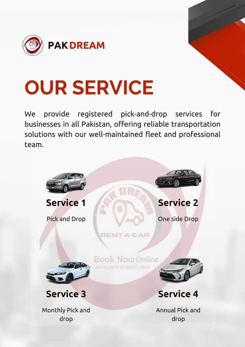 Rent a car | Car rental services | Karachi To all Pakistan Service24/7 3