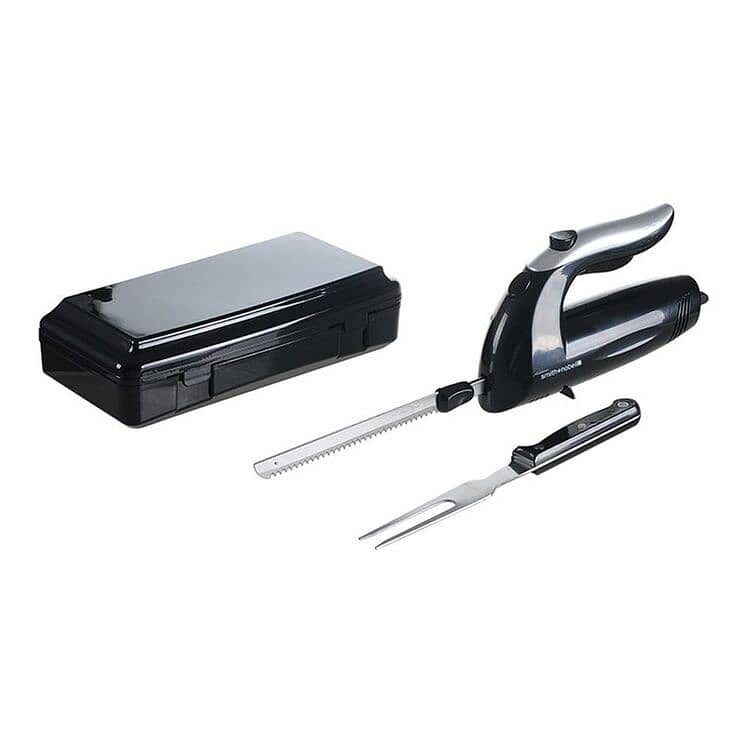 Smith & Nobel Electric Knife With Twin Blade And Storage Case 0