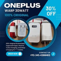 Oneplus oppo realme 30watt 100% Original Box warp/Dash adapter charger