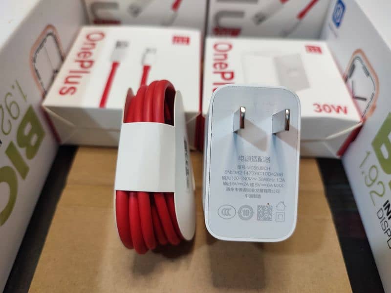 Oneplus oppo realme 30watt 100% Original Box warp/Dash adapter charger 3