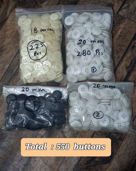 For Jackets & Coat  BUTTONS 3